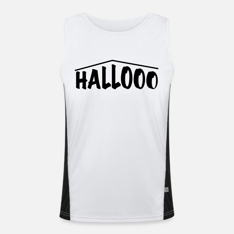 hallooo Men's Functional Contrast Tank Top 