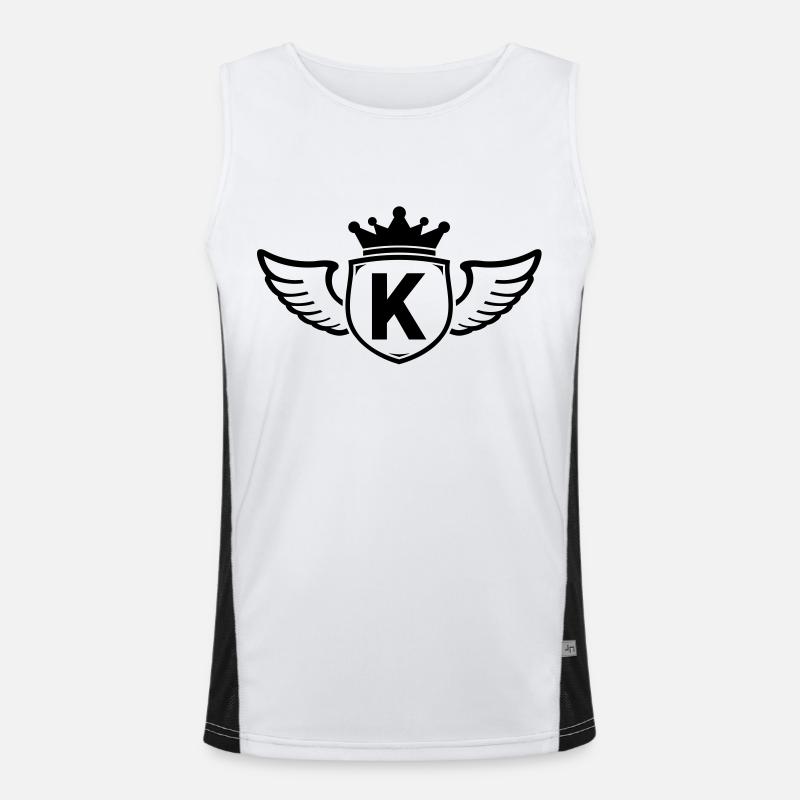 k Funktionelles Kontrast-Tank Top für Männer 
