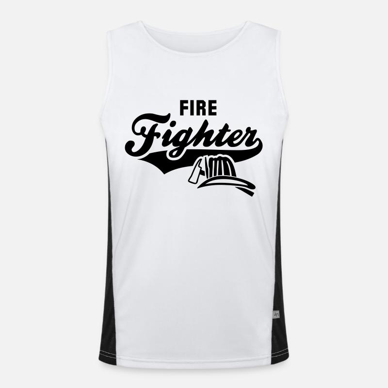 Firefighter Men's Functional Contrast Tank Top 