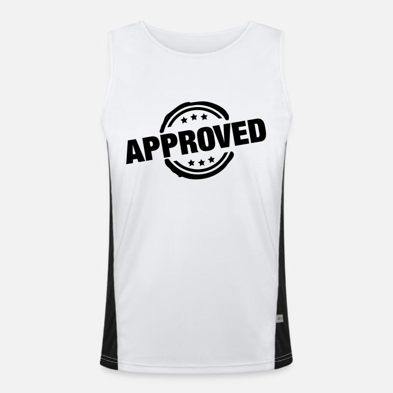 approved_stamp_tk1 Débardeur respirant contrasté Homme 