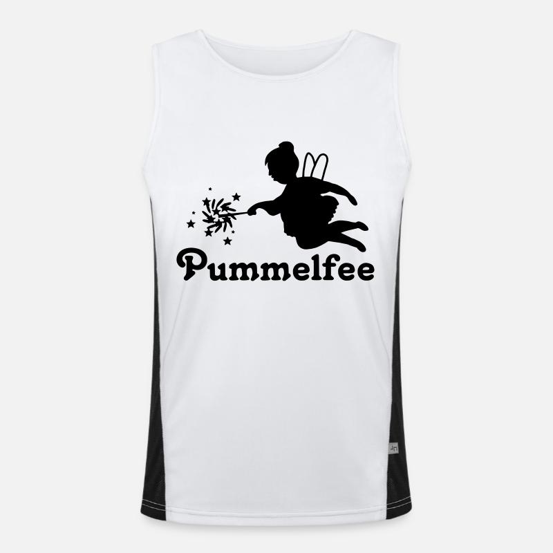 elfe_fee_pummelfee Funktionelles Kontrast-Tank Top für Männer 