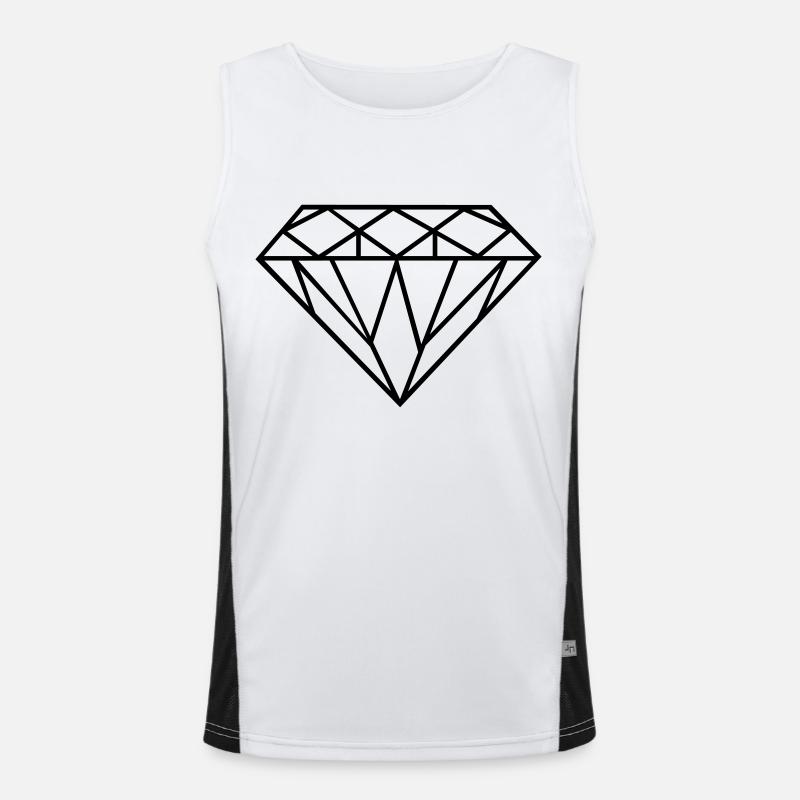 Diamond Men's Functional Contrast Tank Top 
