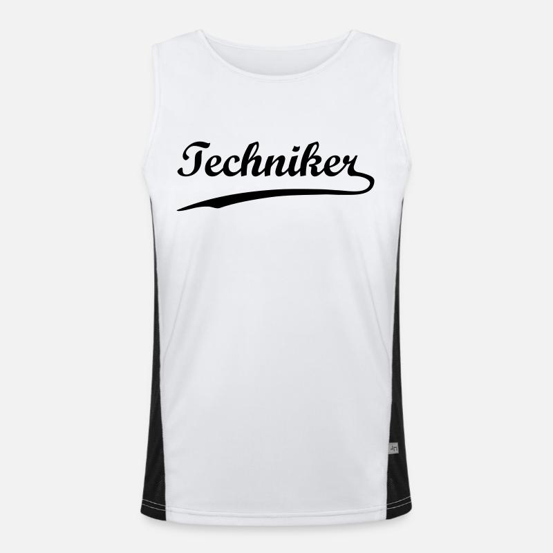 techniker Funktionelles Kontrast-Tank Top für Männer 