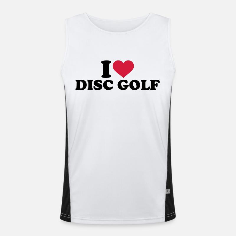 Disc golf Funktionelles Kontrast-Tank Top für Männer 