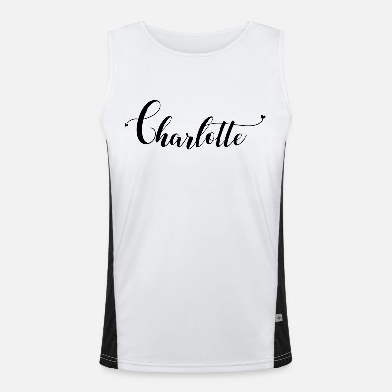 charlotte Funktionelles Kontrast-Tank Top für Männer 