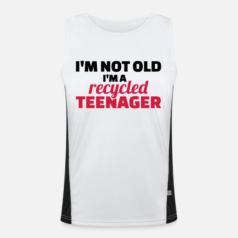 Geburtstag Funktionelles Kontrast-Tank Top für Männer 