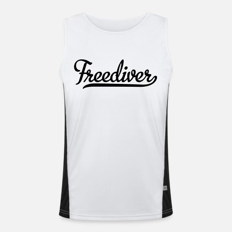 Freediver Funktionelles Kontrast-Tank Top für Männer 