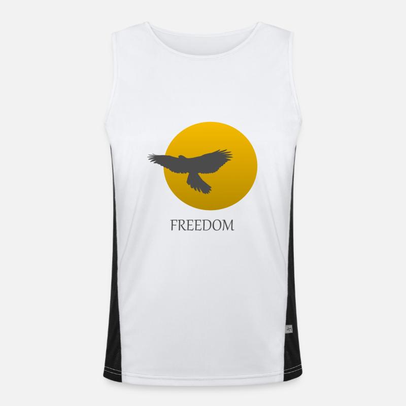 Oiseau oiseau de rapace Liberté Débardeur respirant contrasté Homme 