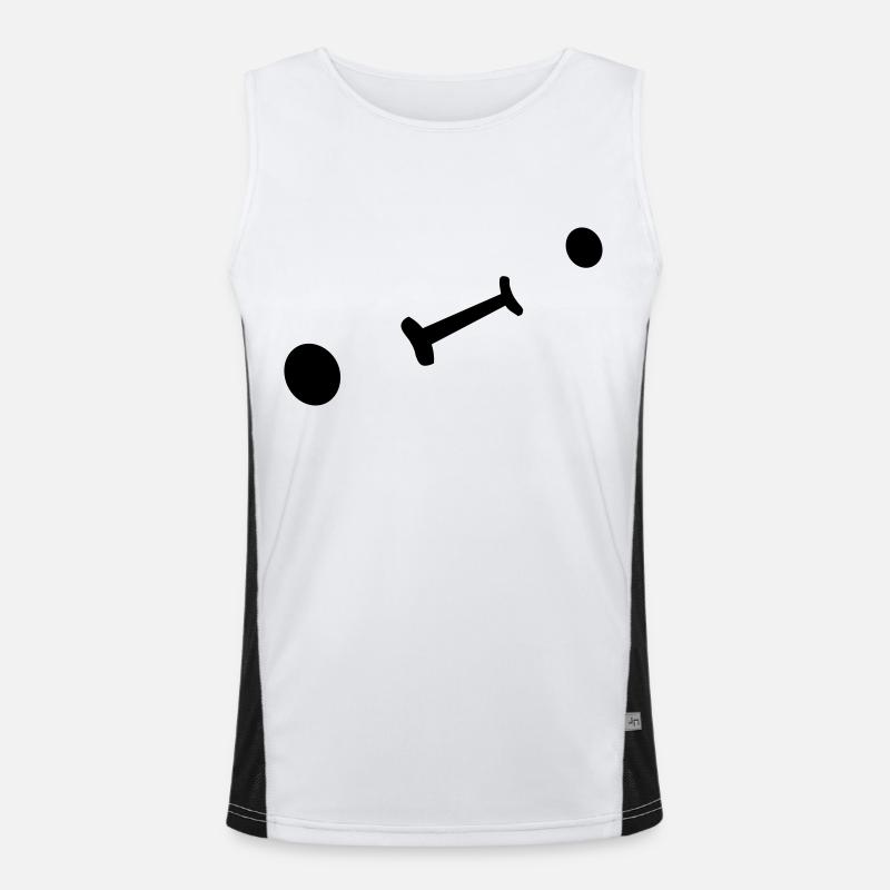 Simple Sweet Face Men's Functional Contrast Tank Top 