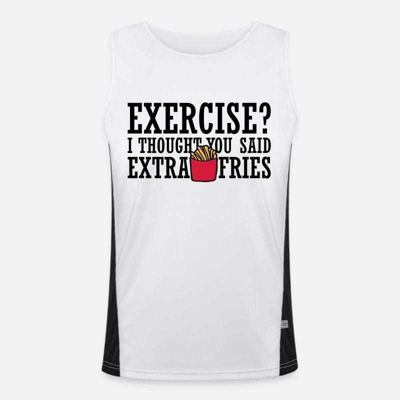 Exercice Extra Fries Citation Débardeur respirant contrasté Homme 
