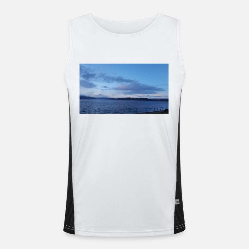 Evening Sky Men's Functional Contrast Tank Top 