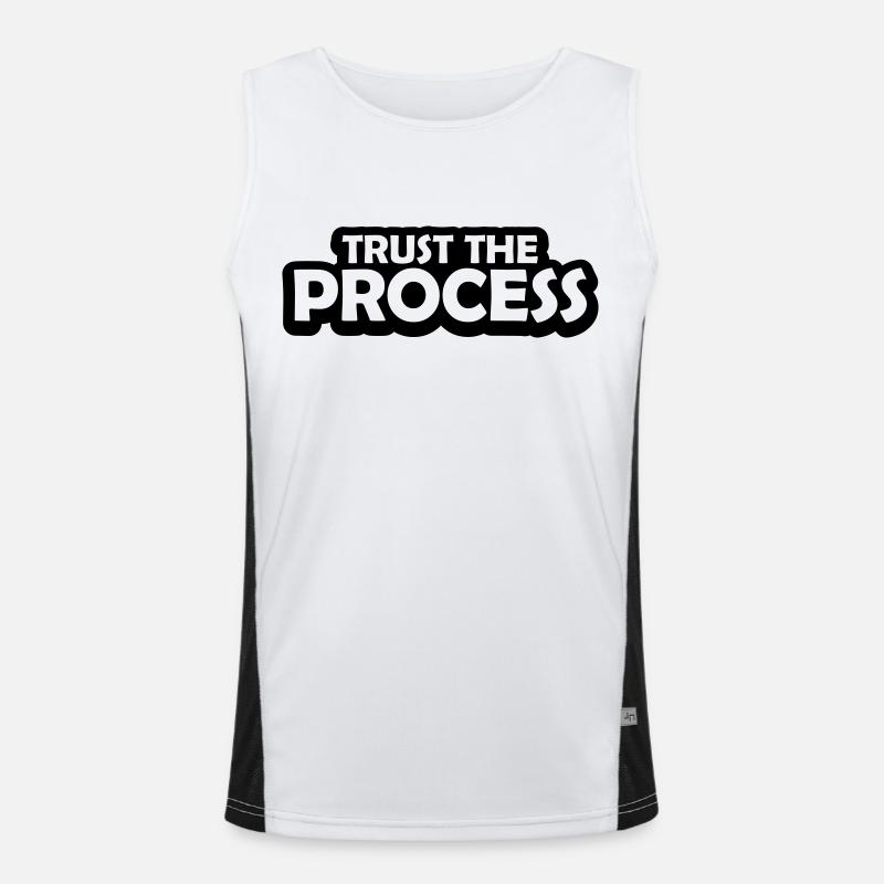 faire confiance au processus Devis Débardeur respirant contrasté Homme 