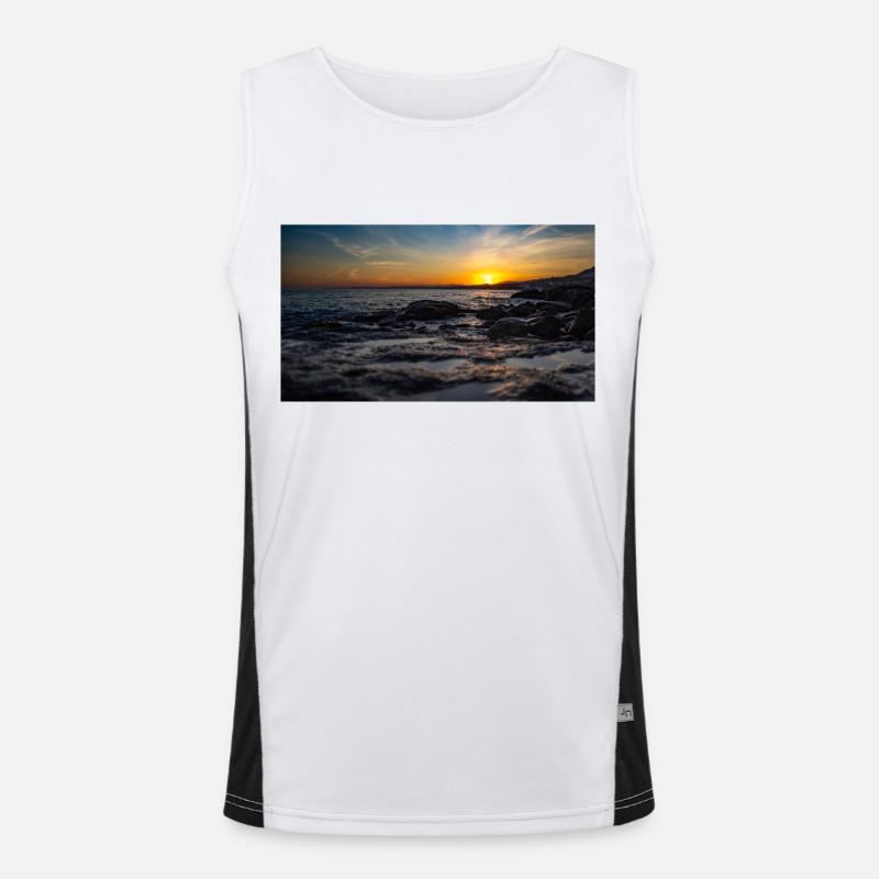 sunset Men's Functional Contrast Tank Top 