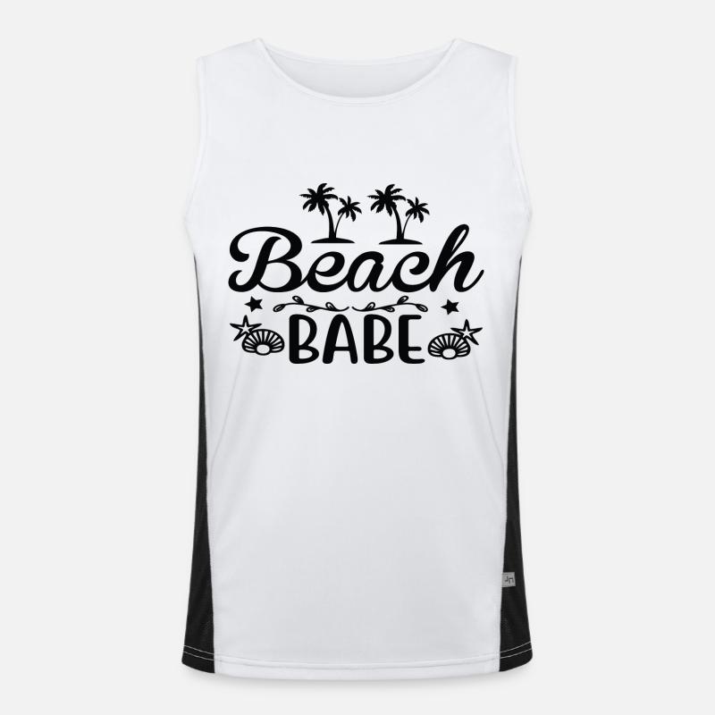 Plage Babe Débardeur respirant contrasté Homme 