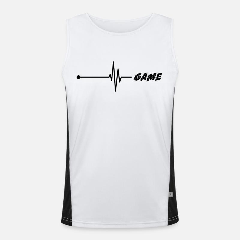 Game Gaming PC Funktionelles Kontrast-Tank Top für Männer 
