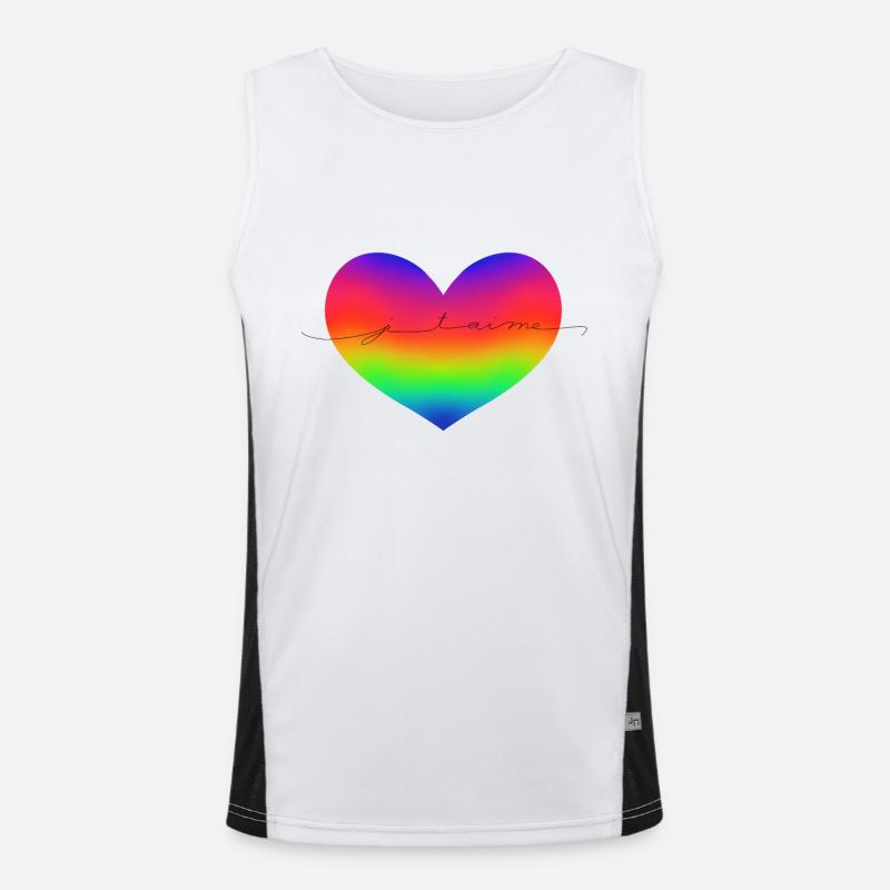 jetaime Men's Functional Contrast Tank Top 