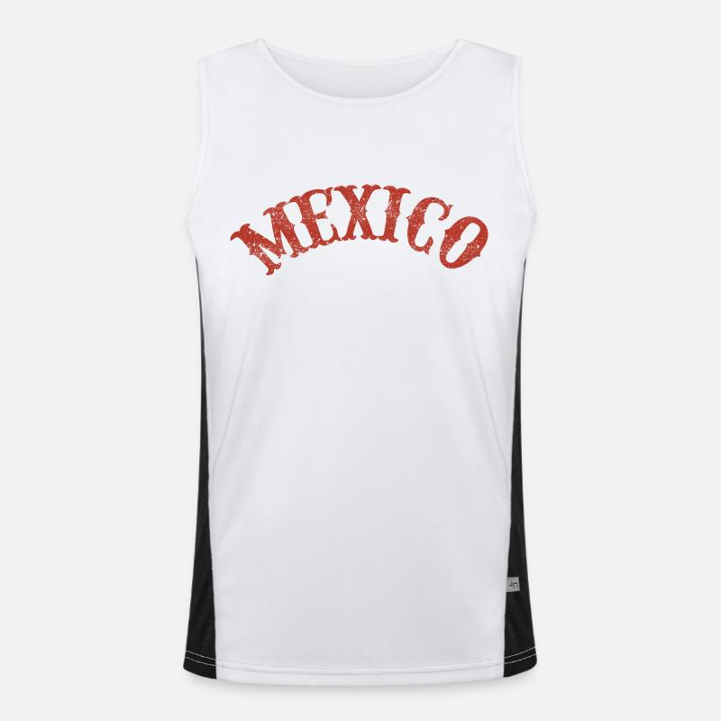 Mexico Men's Functional Contrast Tank Top 