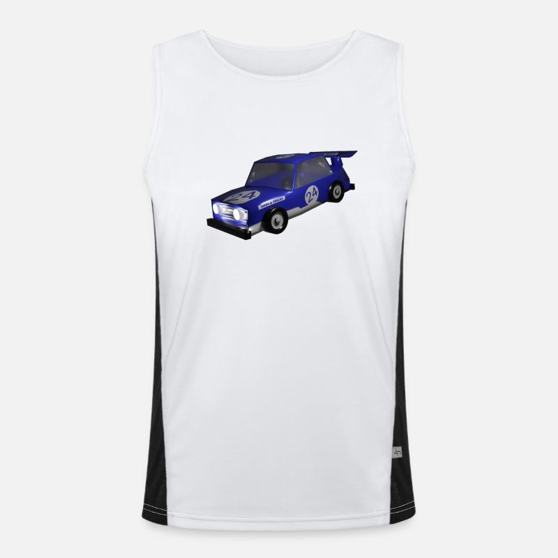 Voiture de course Débardeur respirant contrasté Homme 