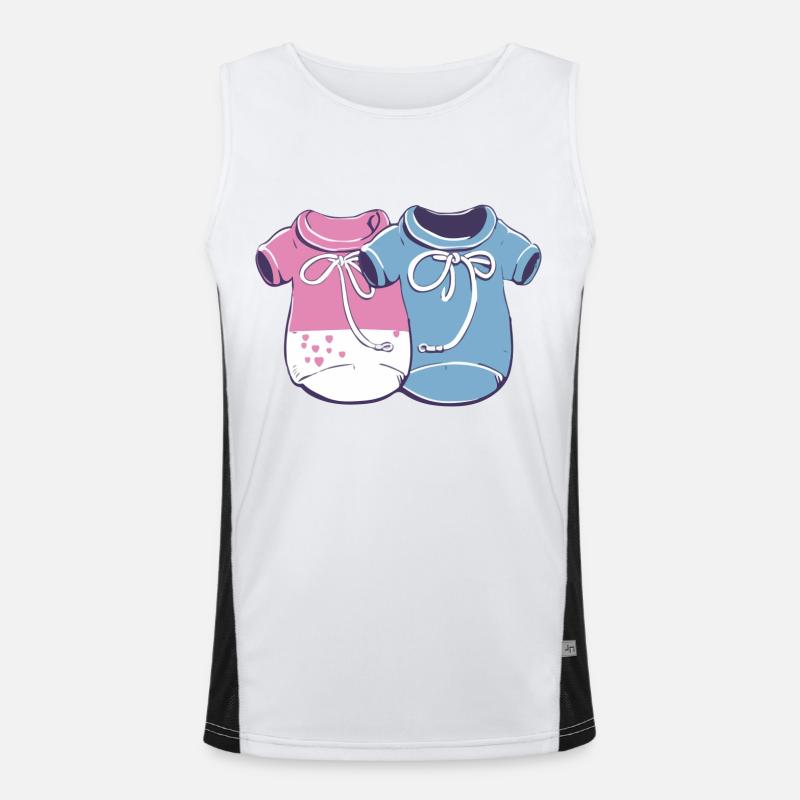 Tenues de bébé Débardeur respirant contrasté Homme 