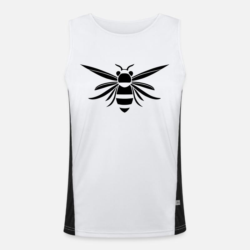 bee Men's Functional Contrast Tank Top 