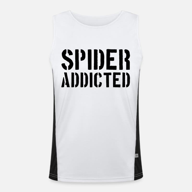 Spider Addicted - Tarantulas Spider Addicted Men's Functional Contrast Tank Top 