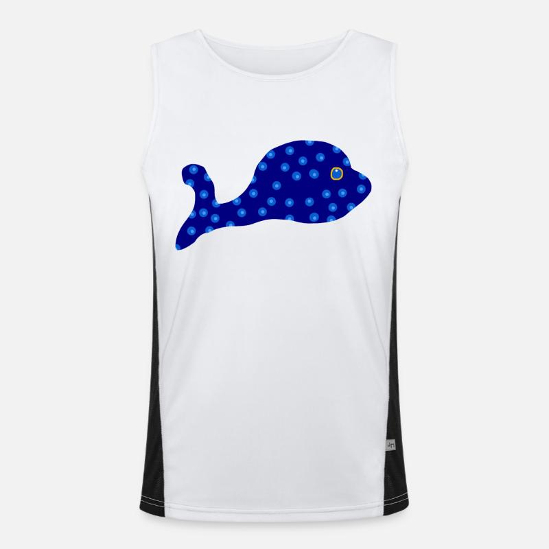 Poisson mignon Débardeur respirant contrasté Homme 