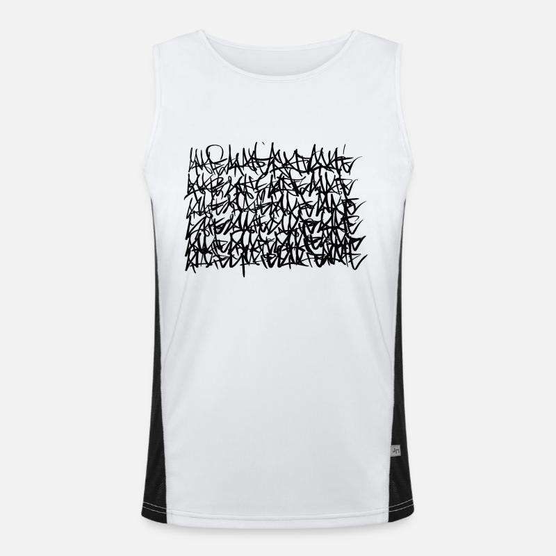 Tags Funktionelles Kontrast-Tank Top für Männer 