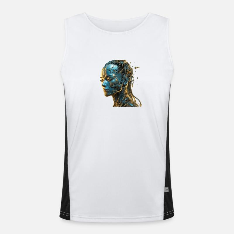 Cyborg Débardeur respirant contrasté Homme 