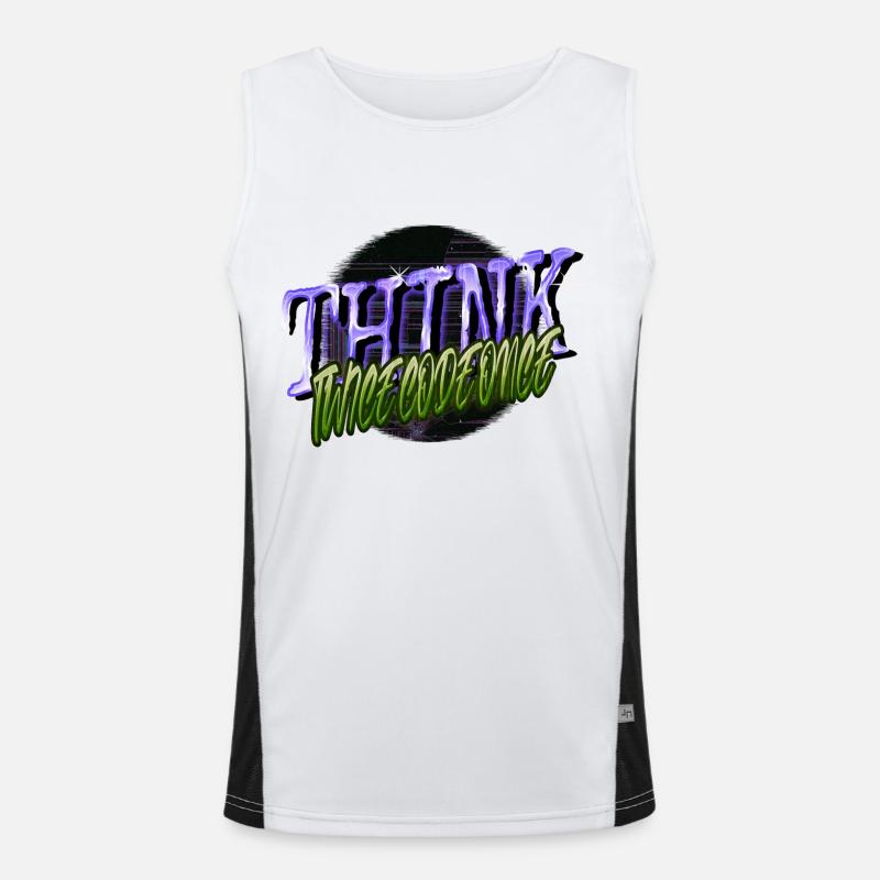 Programmation informatique d’administration Débardeur respirant contrasté Homme 