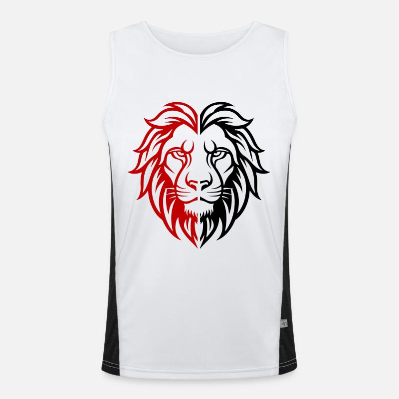 Lion Head Men's Functional Contrast Tank Top 