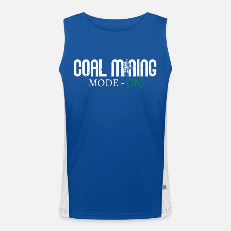 Mode d’extraction de charbon - Mineur de pioche ON Débardeur respirant contrasté Homme 