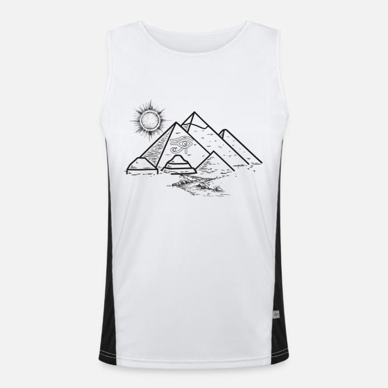 Pyramids Men's Functional Contrast Tank Top 