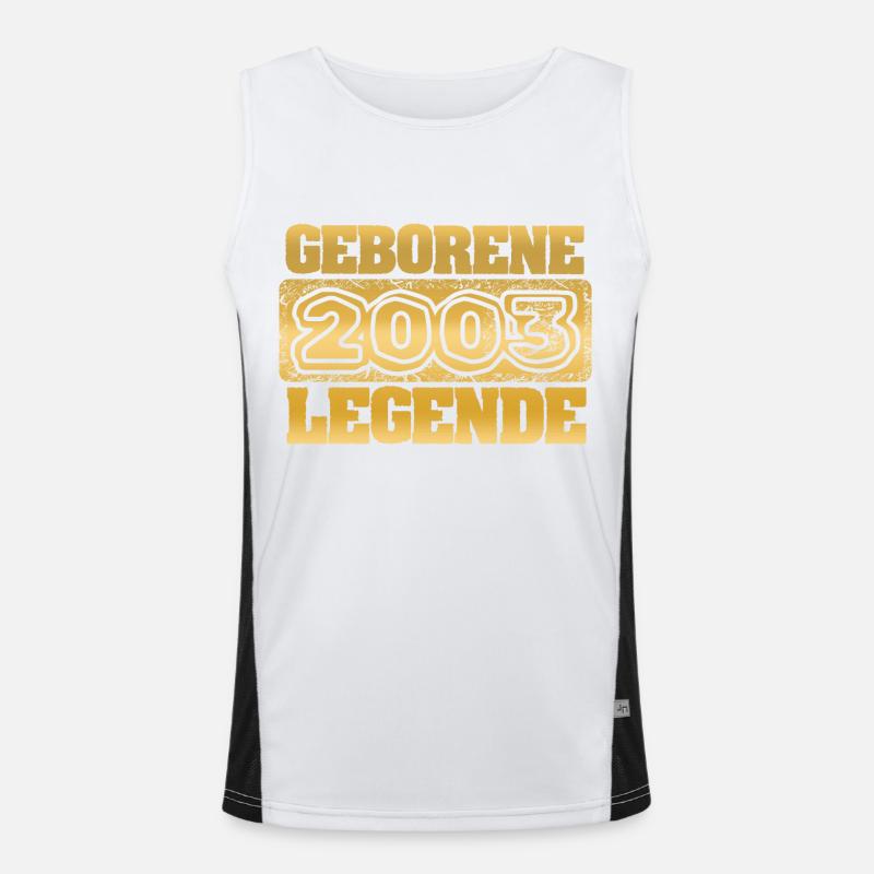 Gift Idea 2003 Men's Functional Contrast Tank Top 