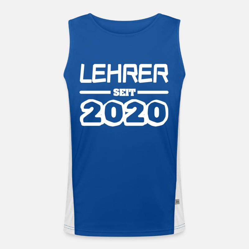 Teacher 2020 Men's Functional Contrast Tank Top 