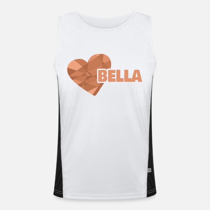 Bella Funktionelles Kontrast-Tank Top für Männer 