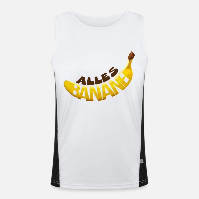 Tout banane Débardeur respirant contrasté Homme 