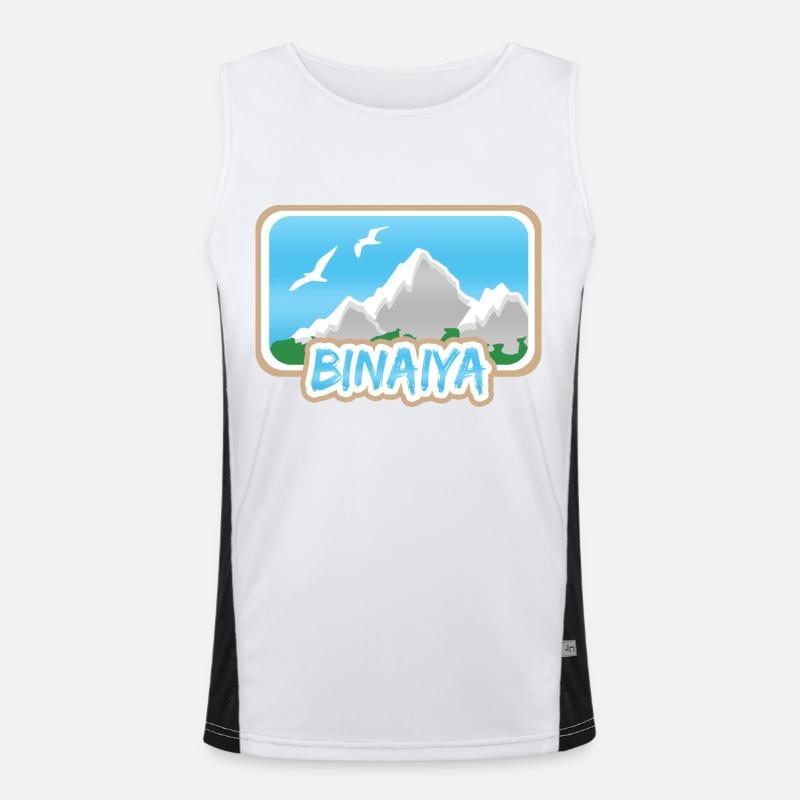 Binaiya Funktionelles Kontrast-Tank Top für Männer 