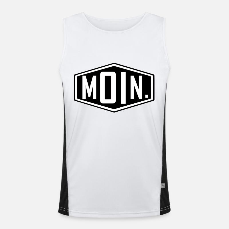 Moin Funktionelles Kontrast-Tank Top für Männer 