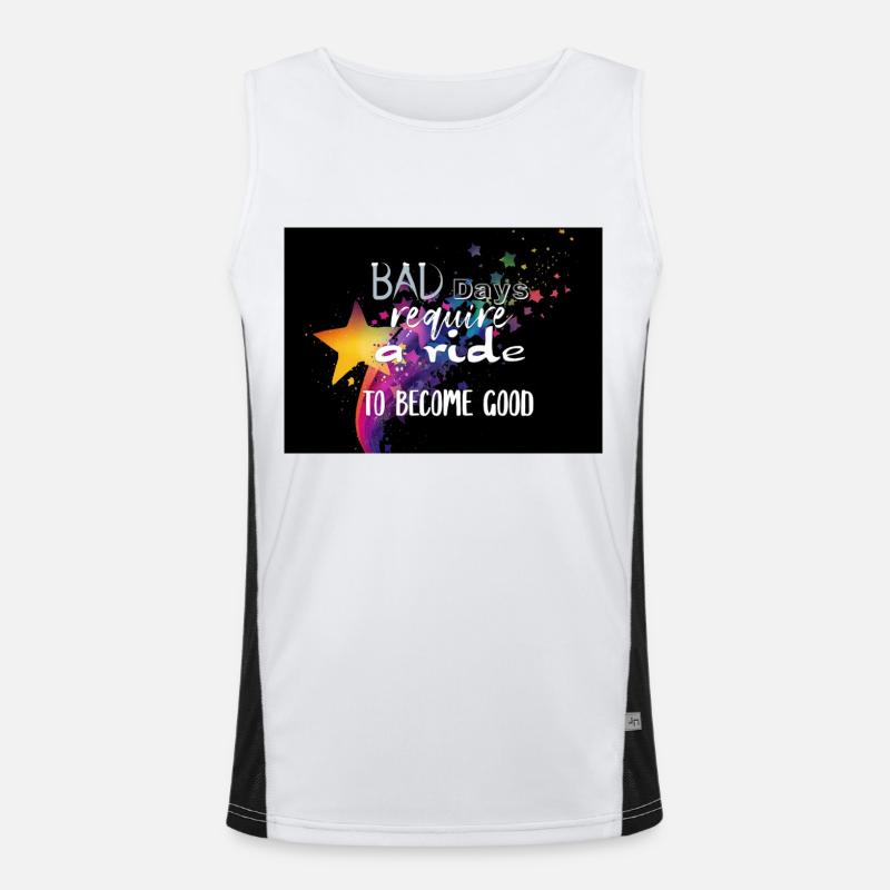 Bad days Funktionelles Kontrast-Tank Top für Männer 