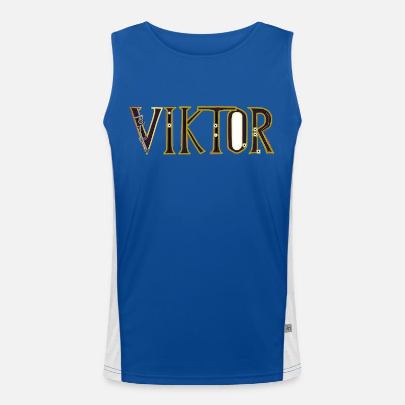 Viktor Funktionelles Kontrast-Tank Top für Männer 