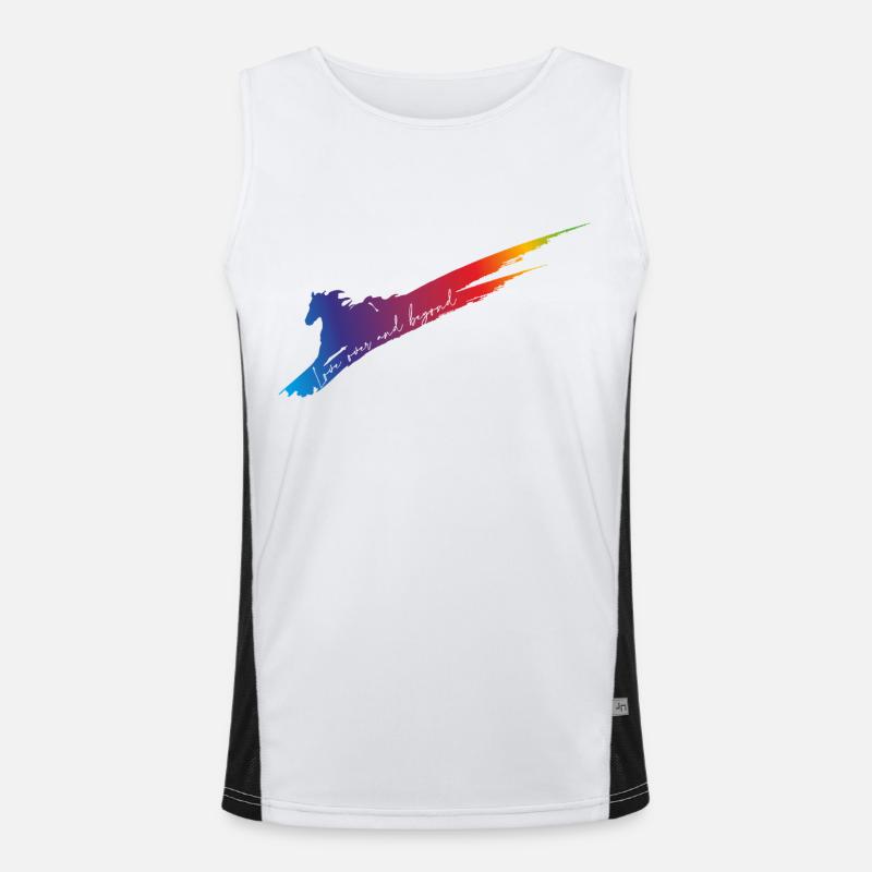 Love over and beyond Funktionelles Kontrast-Tank Top für Männer 