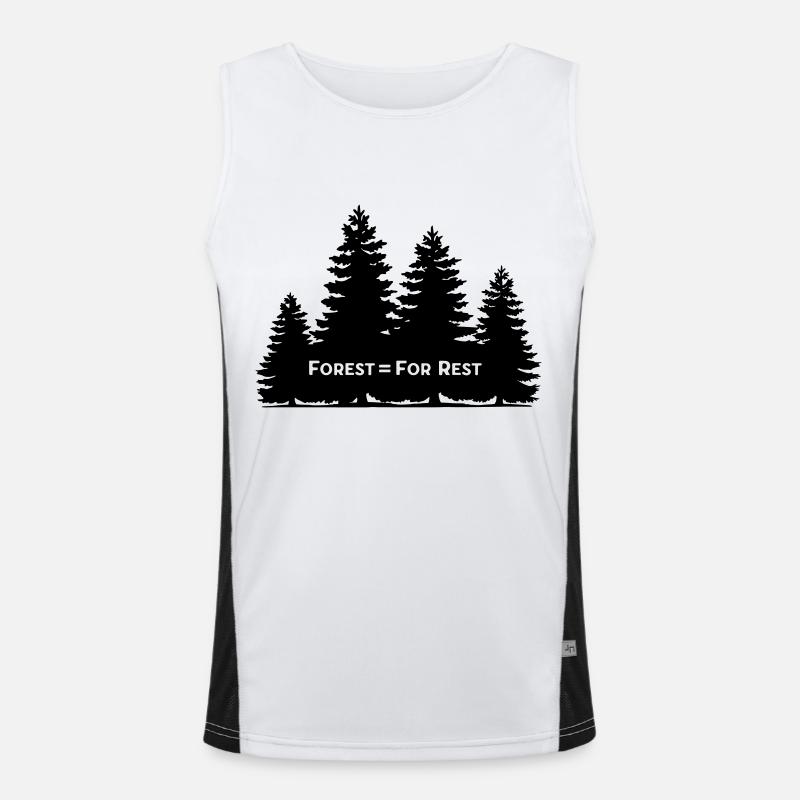 Forest = For Rest Débardeur respirant contrasté Homme 