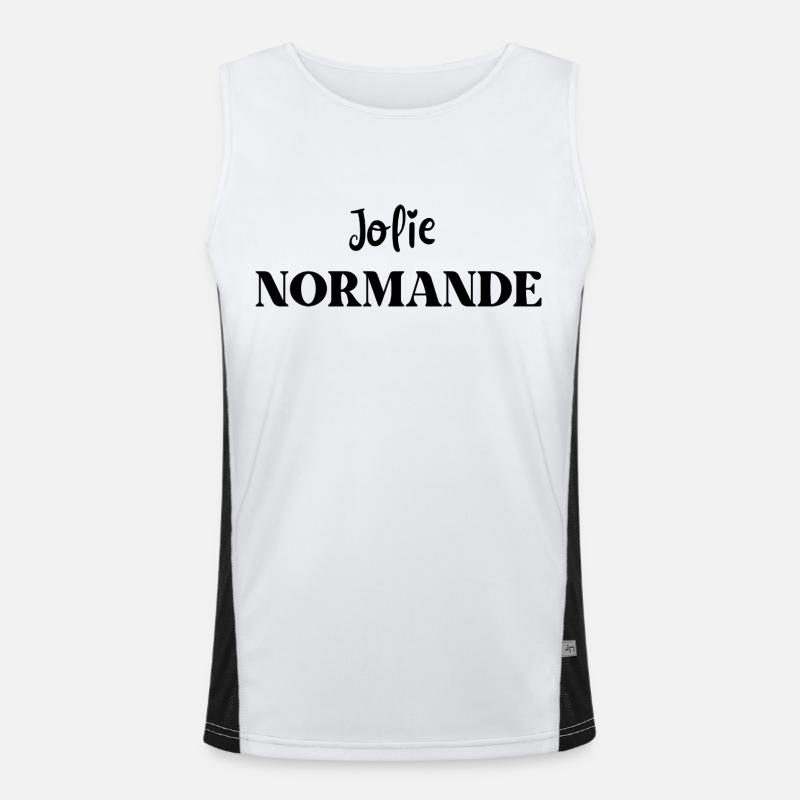 Jolie normande Débardeur respirant contrasté Homme 