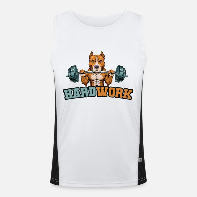 Hard work Men's Functional Contrast Tank Top 