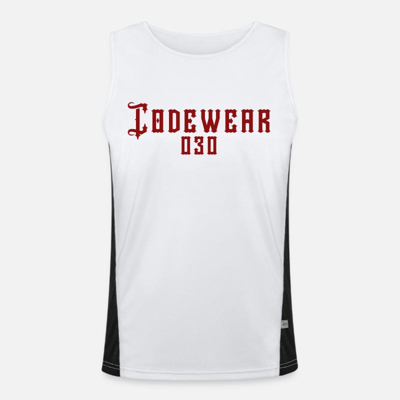 Codewear 030 Berlin Funktionelles Kontrast-Tank Top für Männer 