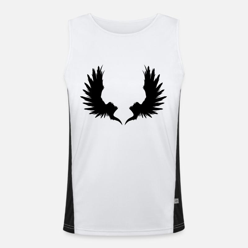 Flügel Funktionelles Kontrast-Tank Top für Männer 