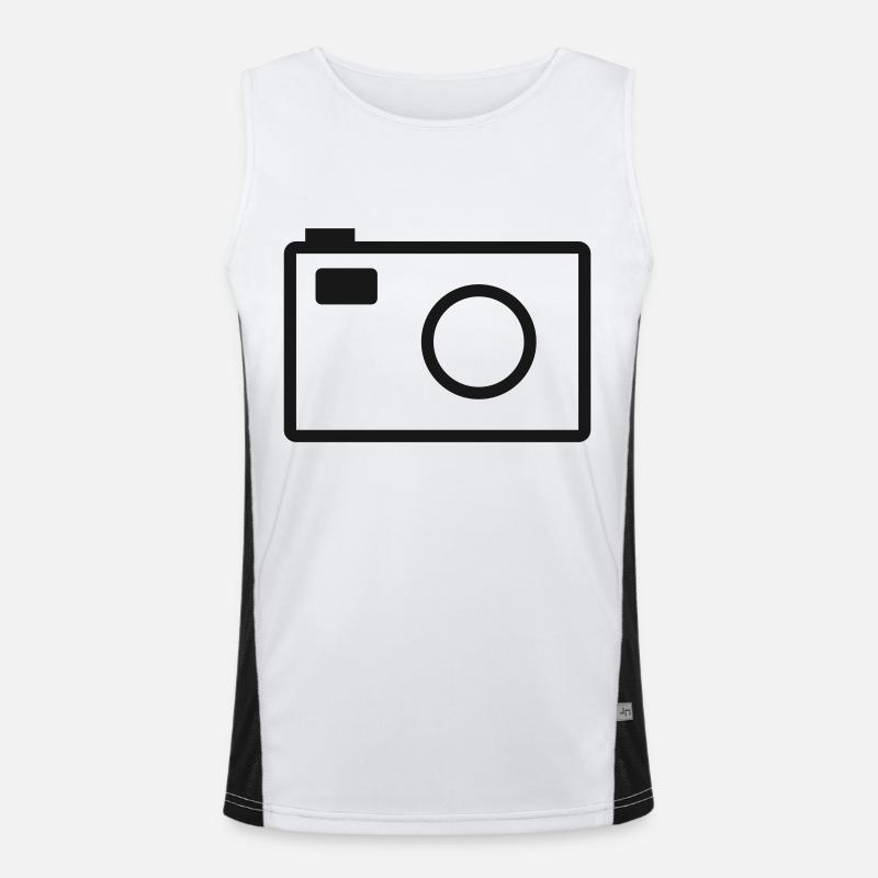 camera Men's Functional Contrast Tank Top 
