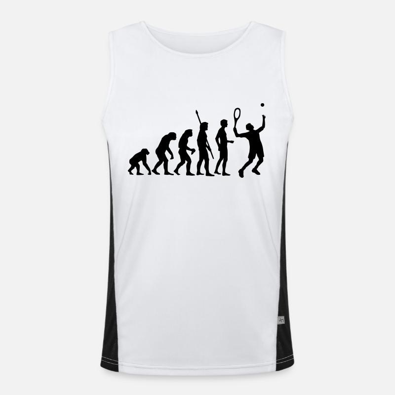 evolution_tennis_b_1c Funktionelles Kontrast-Tank Top für Männer 