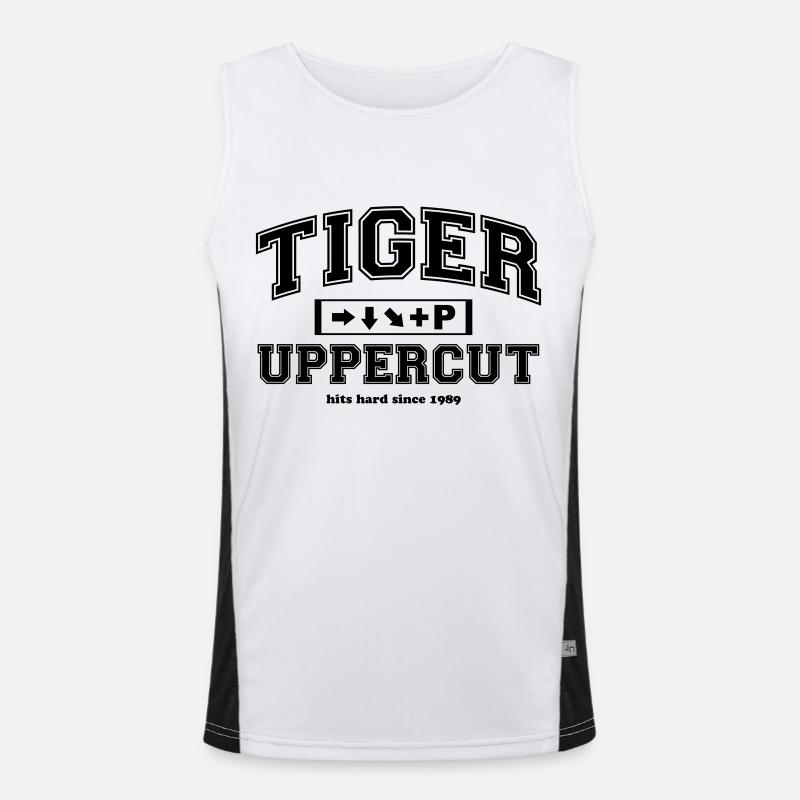 Tiger Uppercut University Funktionelles Kontrast-Tank Top für Männer 