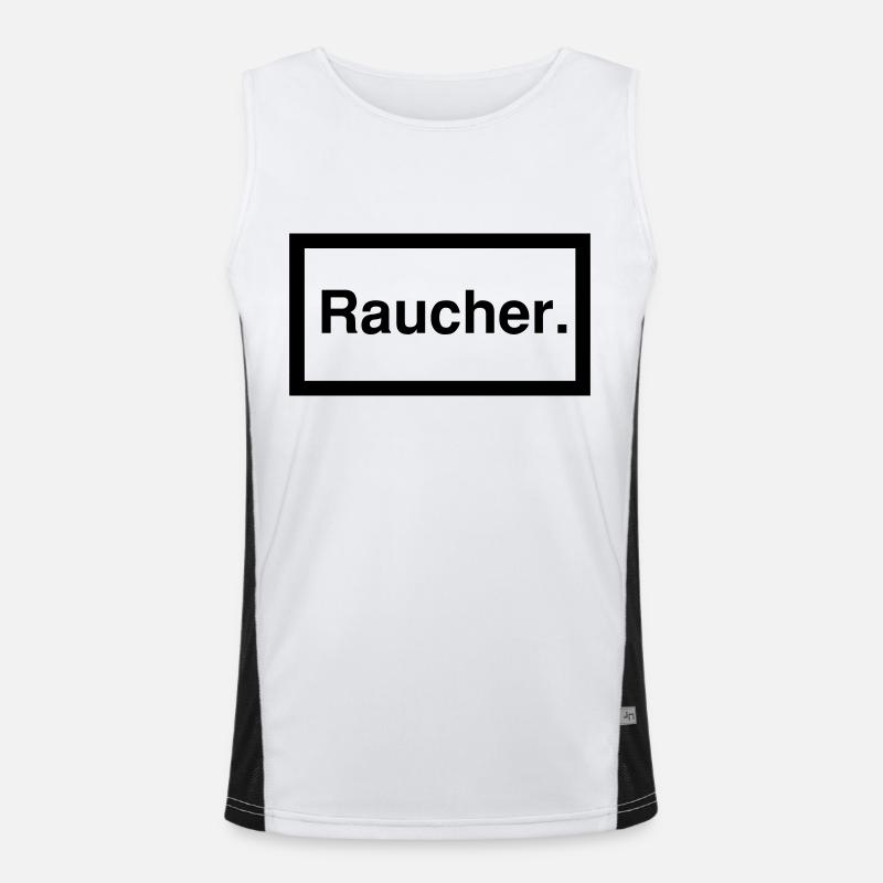 raucher 1c Funktionelles Kontrast-Tank Top für Männer 